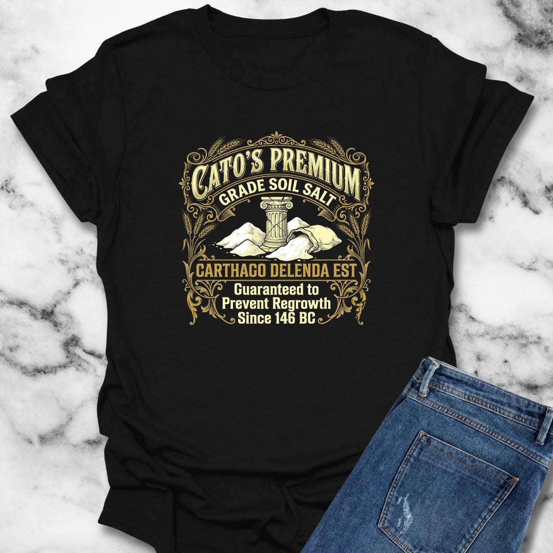 Cato Premium Salt Carthago Delenda Est T-Shirt