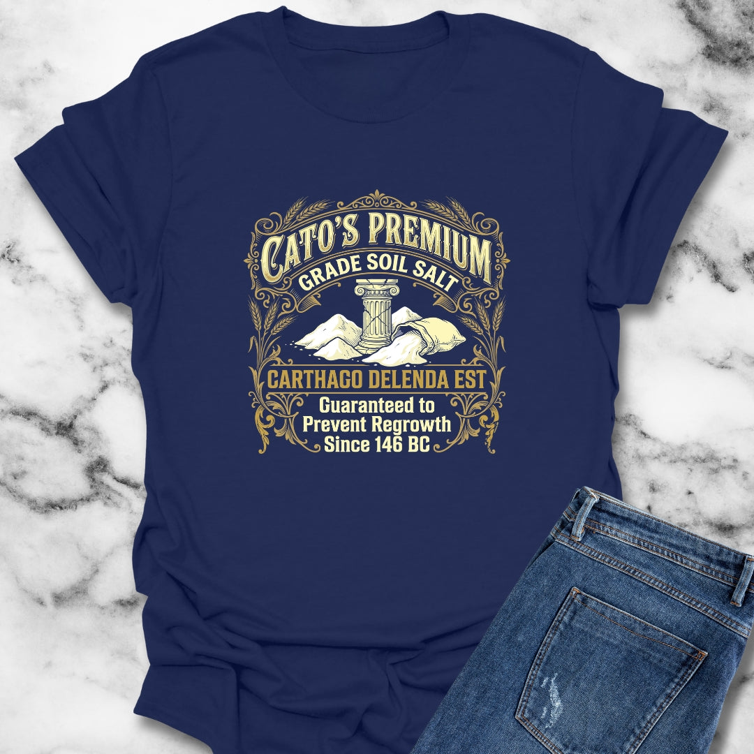 Cato Premium Salt Carthago Delenda Est T-Shirt