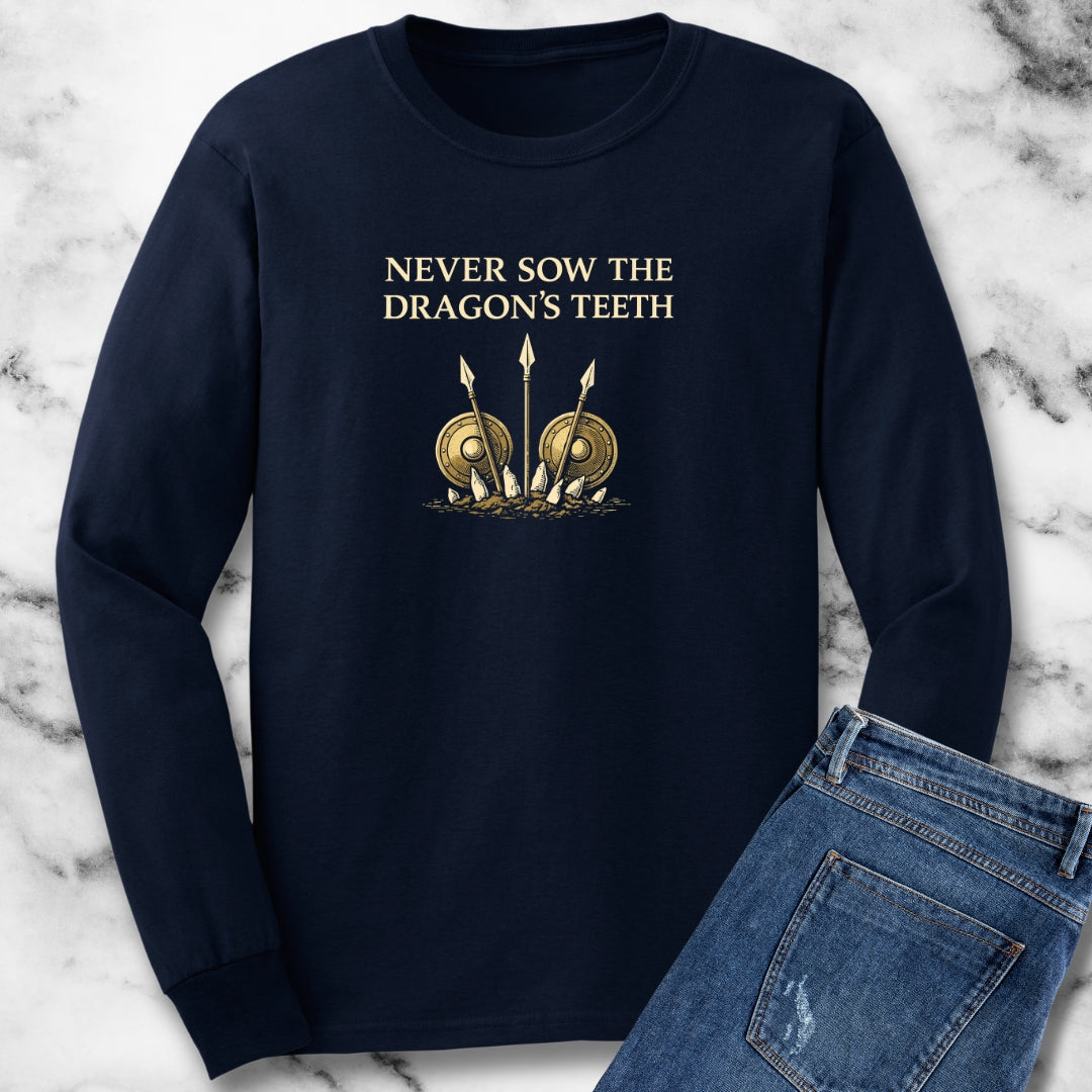 Cadma Never Sow Dragon Teeth Long Sleeve Tee
