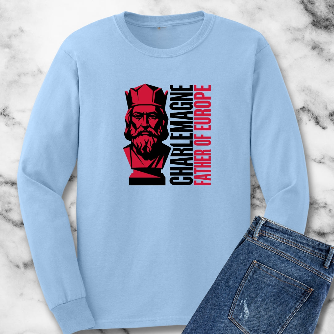Charlemagne Father of Europe Long Sleeve Tee
