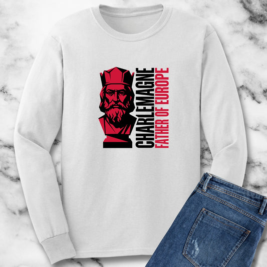 Charlemagne Father of Europe Long Sleeve Tee