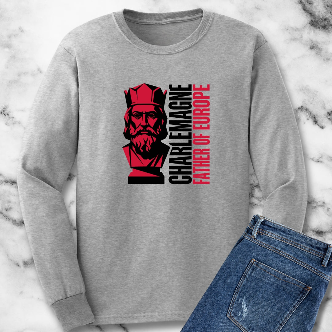 Charlemagne Father of Europe Long Sleeve Tee