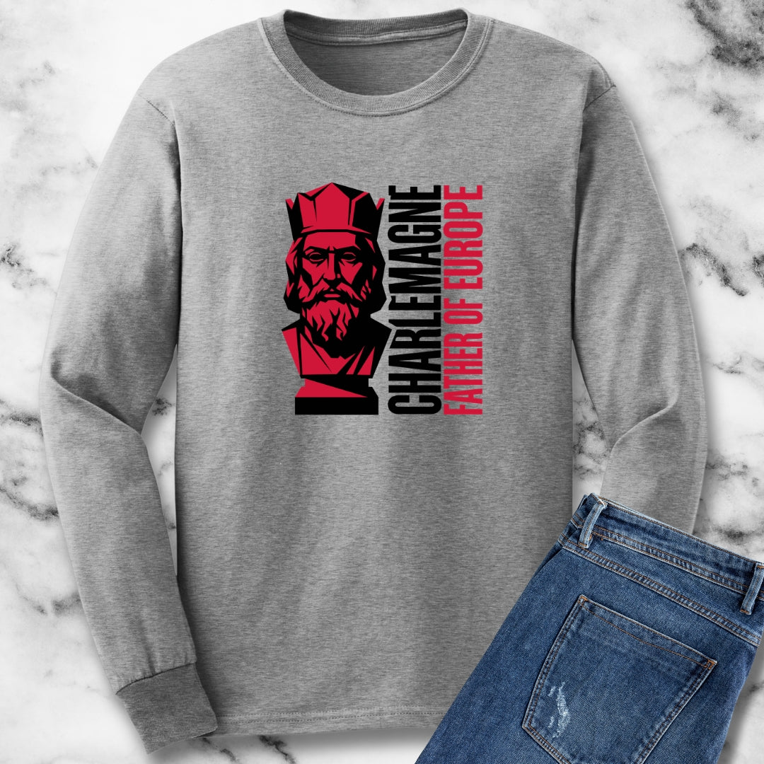 Charlemagne Father of Europe Long Sleeve Tee