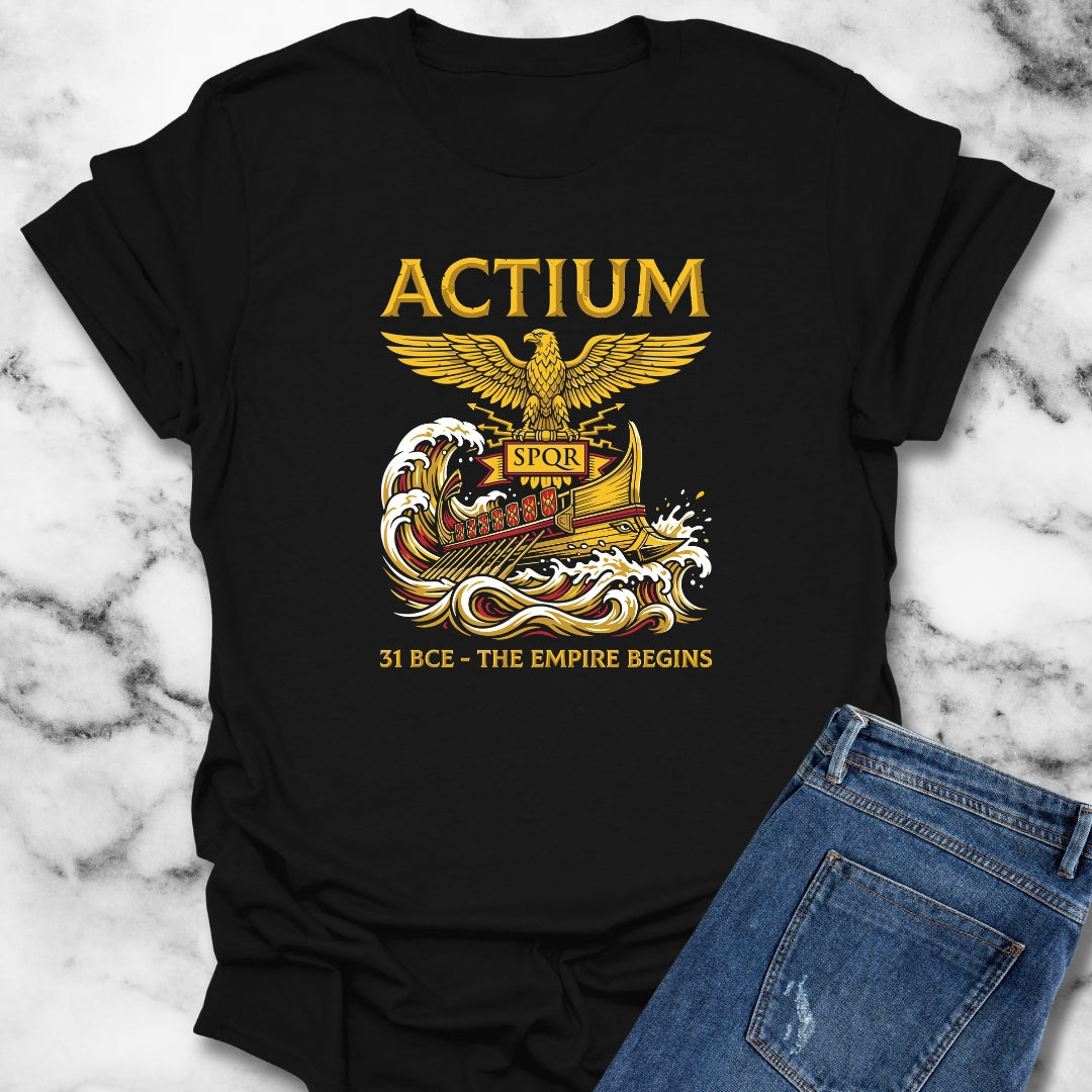 Battle of Actium Empire Begins T-Shirt