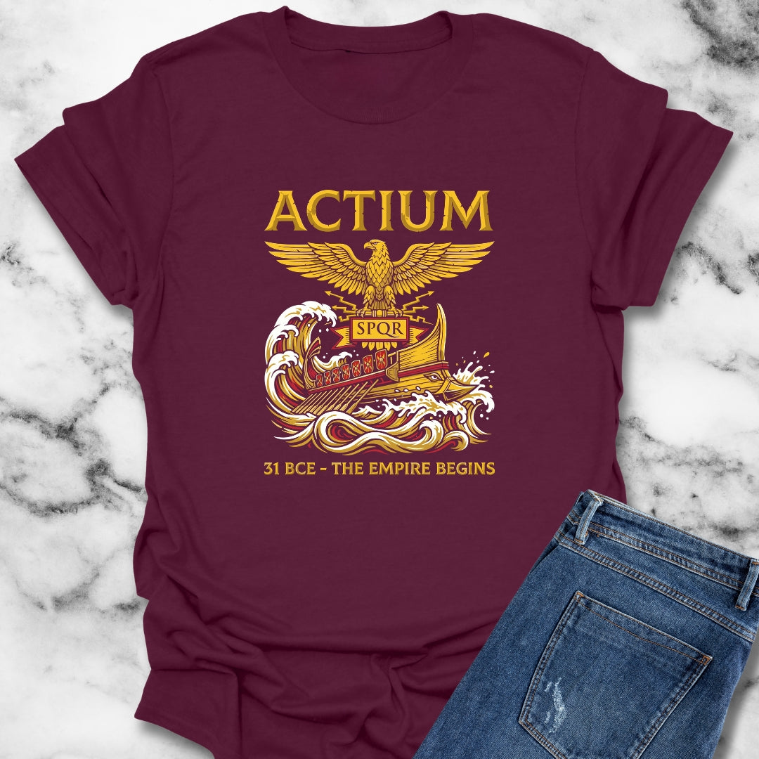 Battle of Actium Empire Begins T-Shirt