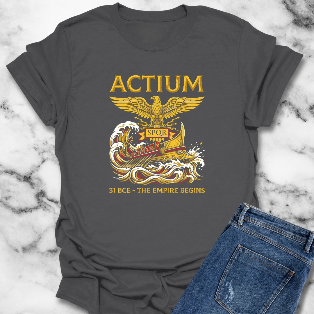 Battle of Actium Empire Begins T-Shirt