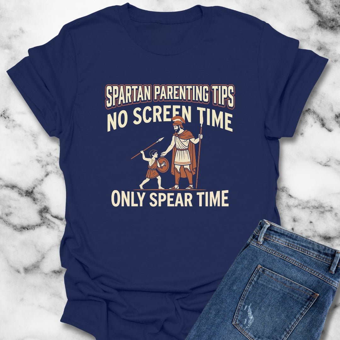 Spartan Parenting Tips T-Shirt