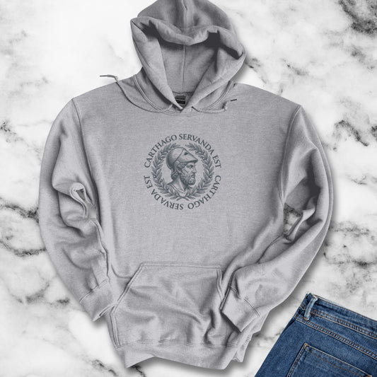 Scipio Quote Carthago Servanda Est Quote  Hoodie Sweatshirt