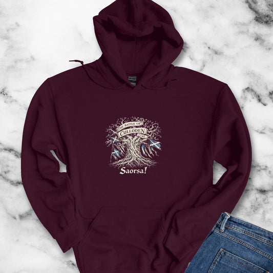 Battle of Culloden Saorsa Freedom Hoodie Sweatshirt