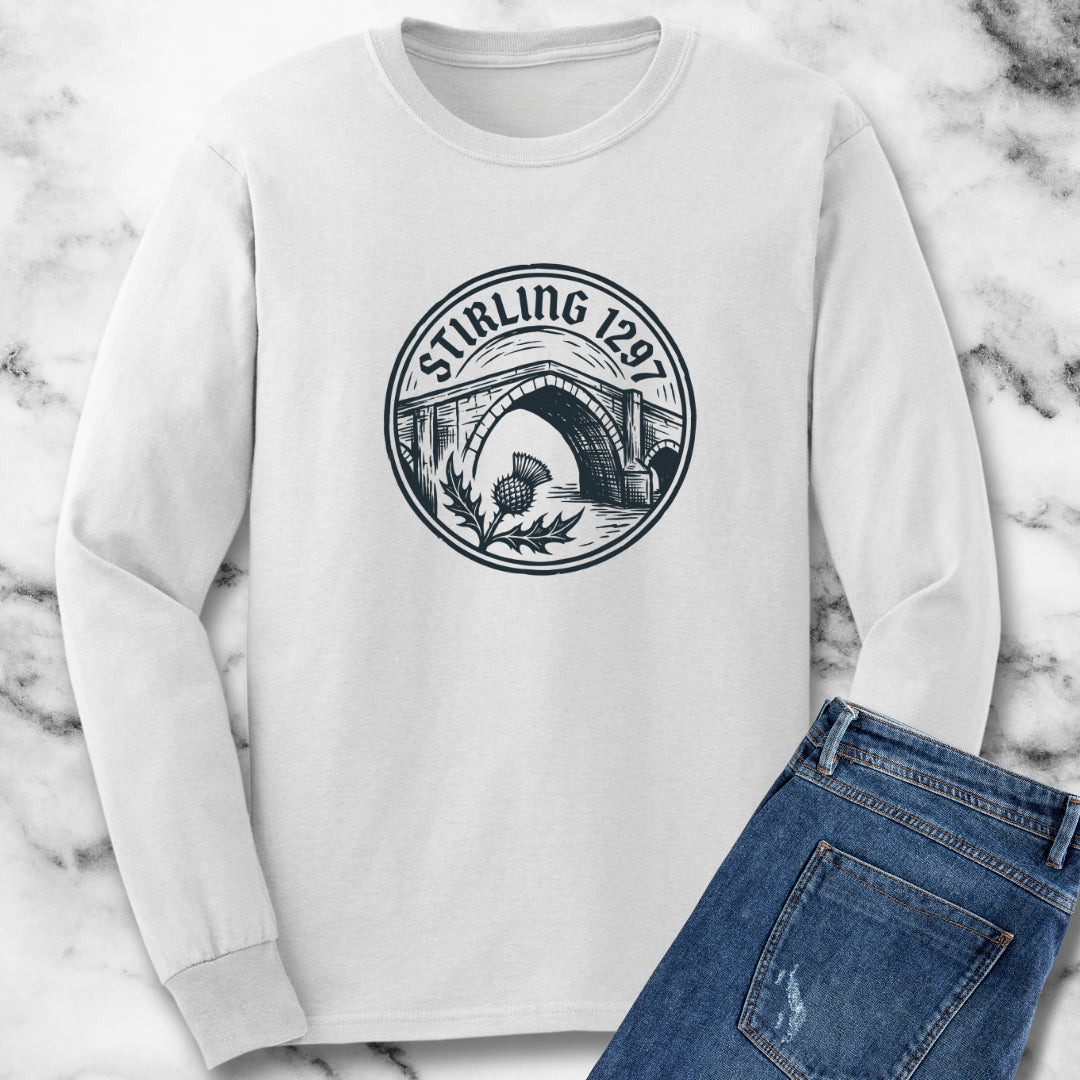 Stirling Bridge 1297 William Wallace Long Sleeve Tee