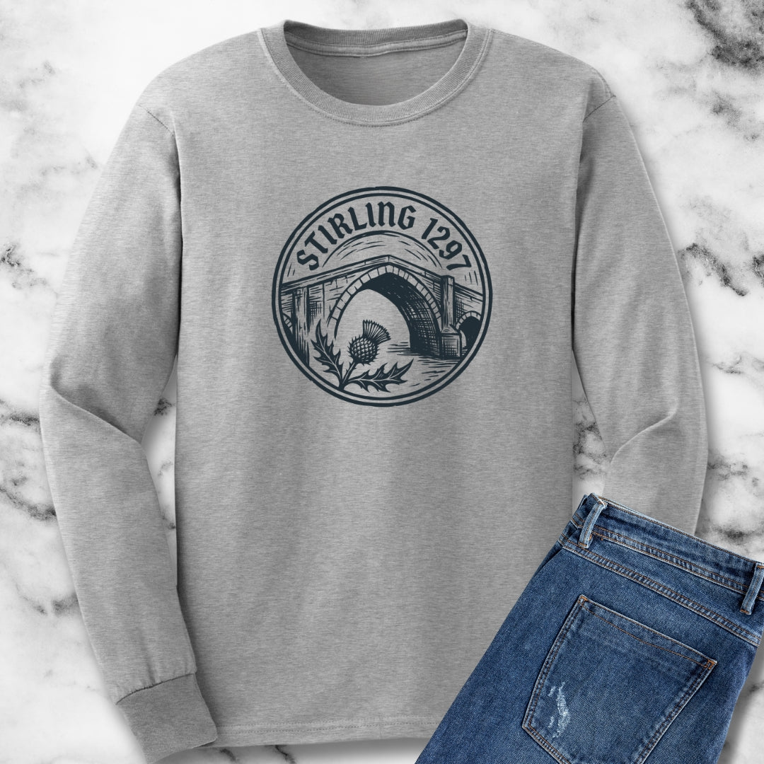 Stirling Bridge 1297 William Wallace Long Sleeve Tee