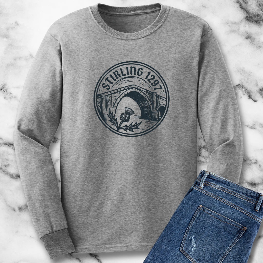 Stirling Bridge 1297 William Wallace Long Sleeve Tee