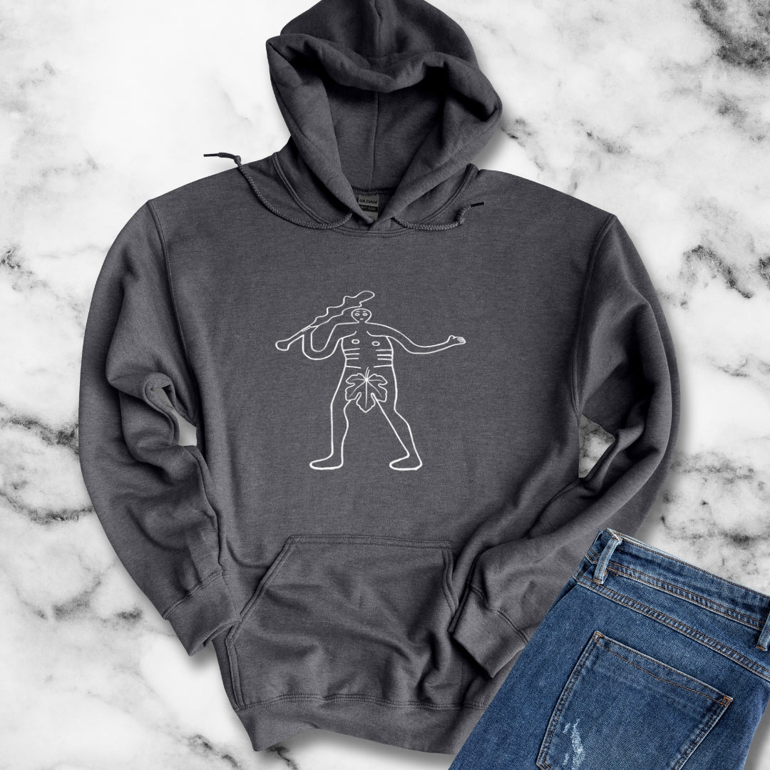 Censored Giant of Cerne Abbas Hoodie Sweatshirt
