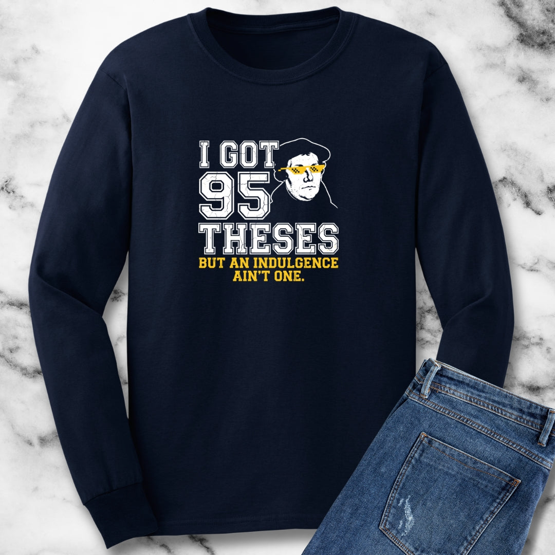 Martin Luther 95 Theses Long Sleeve Tee