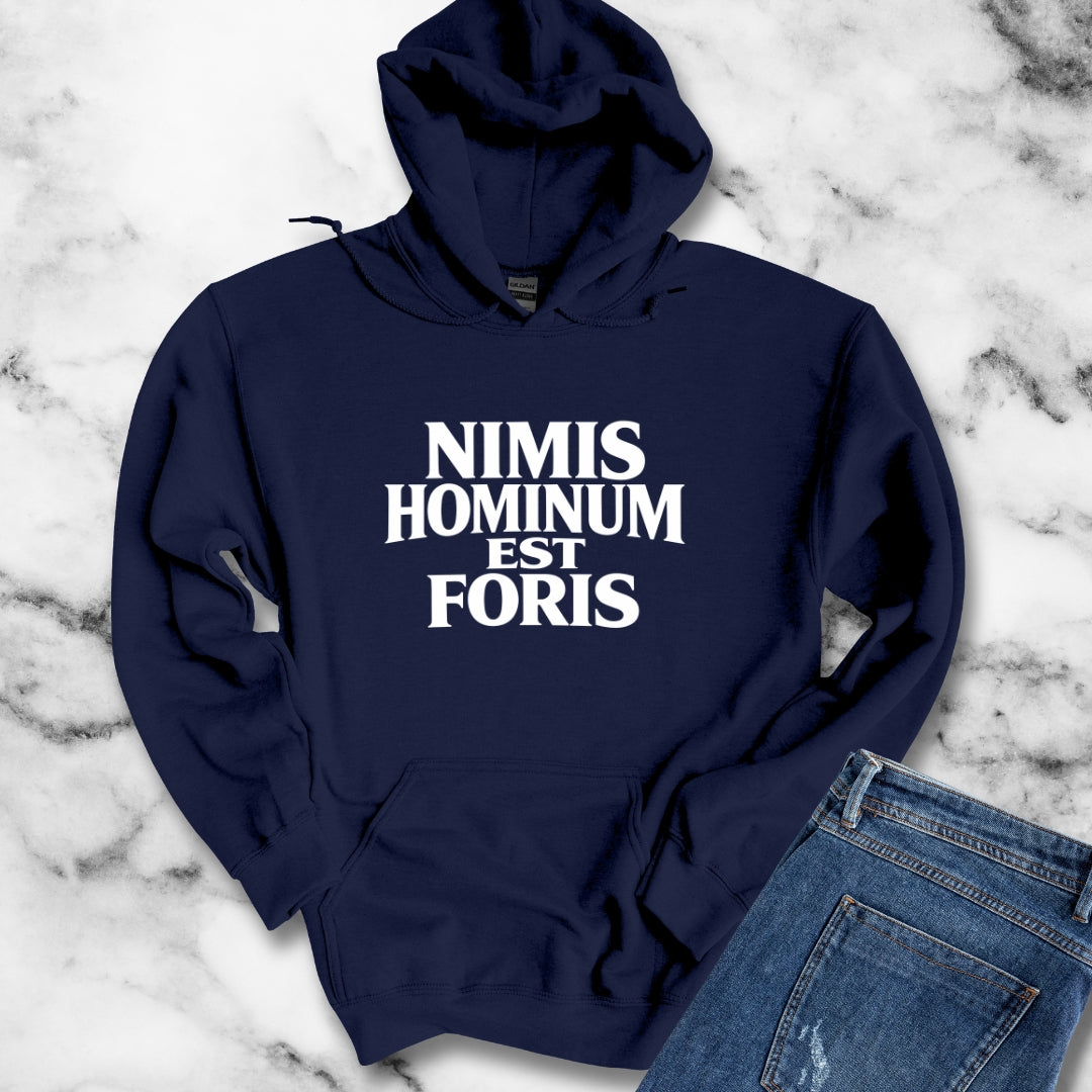 It's Too Peopley Outside in Latin Hoodie Sweatshirt