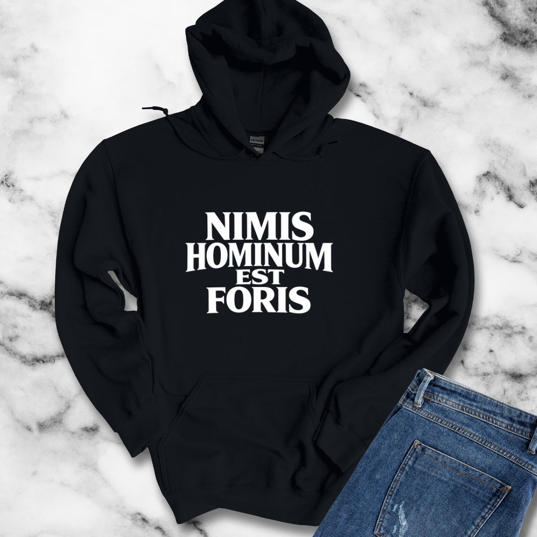 It's Too Peopley Outside in Latin Hoodie Sweatshirt