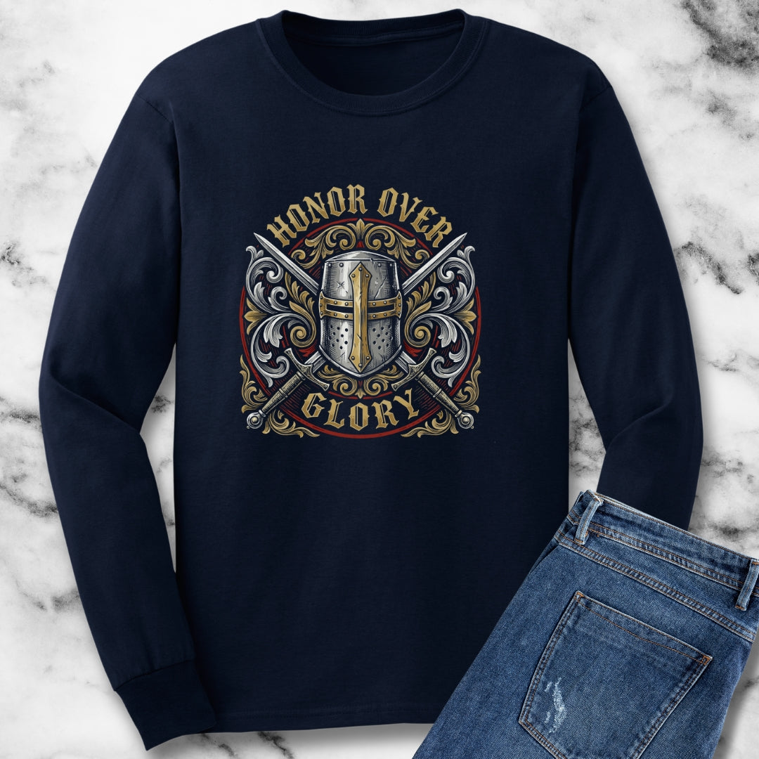 Honor Over Glory Knight Long Sleeve Tee