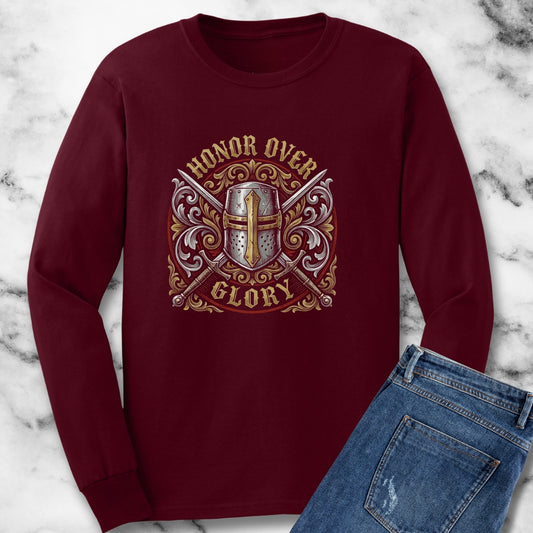 Honor Over Glory Knight Long Sleeve Tee