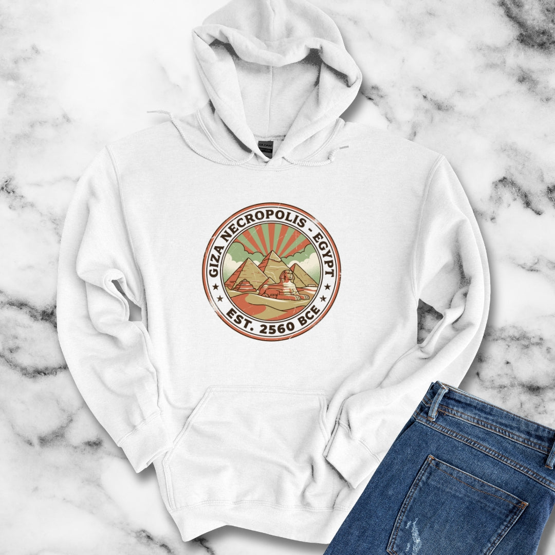 Giza Pyramids Necropolis Hoodie Sweatshirt