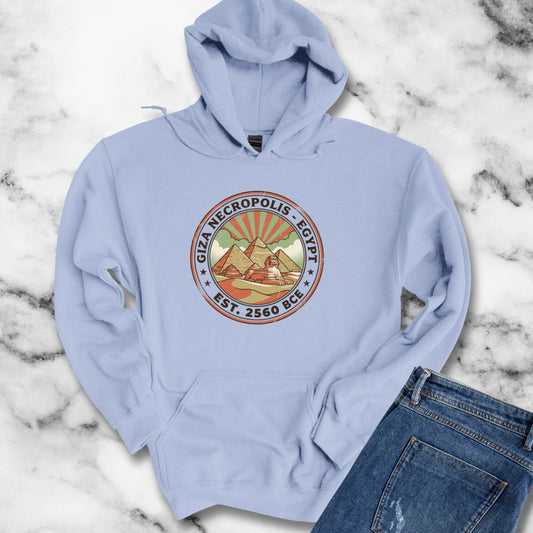 Giza Pyramids Necropolis Hoodie Sweatshirt
