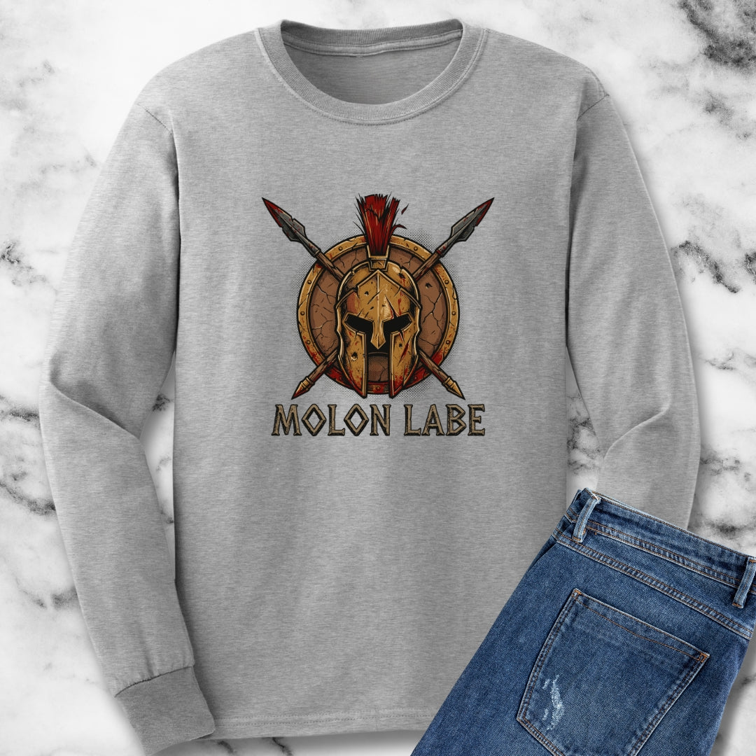 Molon Labe Sparta Long Sleeve Tee