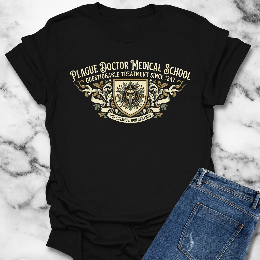 Plague Doctor Medical School T-Shirt