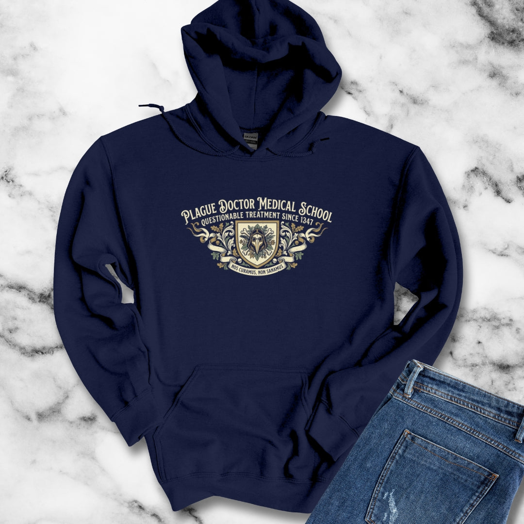 Plague Doctor Medical School Hoodie Sweatshirt