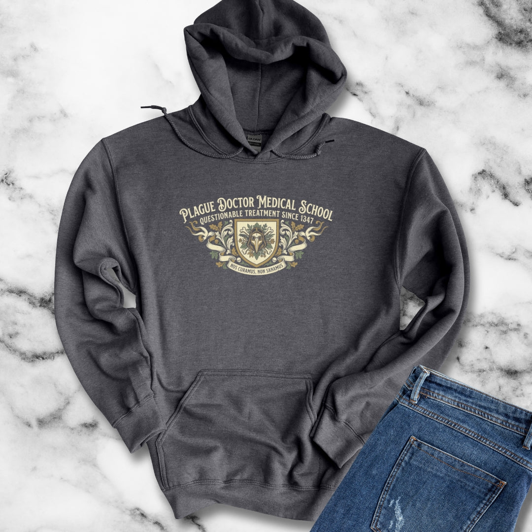 Plague Doctor Medical School Hoodie Sweatshirt