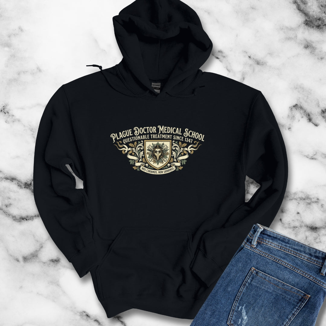 Plague Doctor Medical School Hoodie Sweatshirt