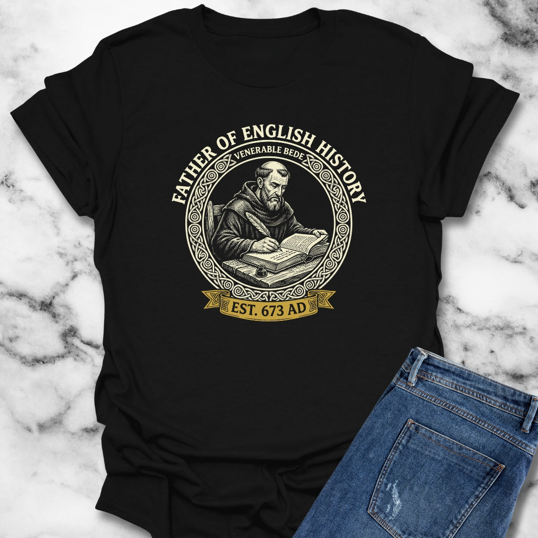 Venerable Bede Father of English History T-Shirt
