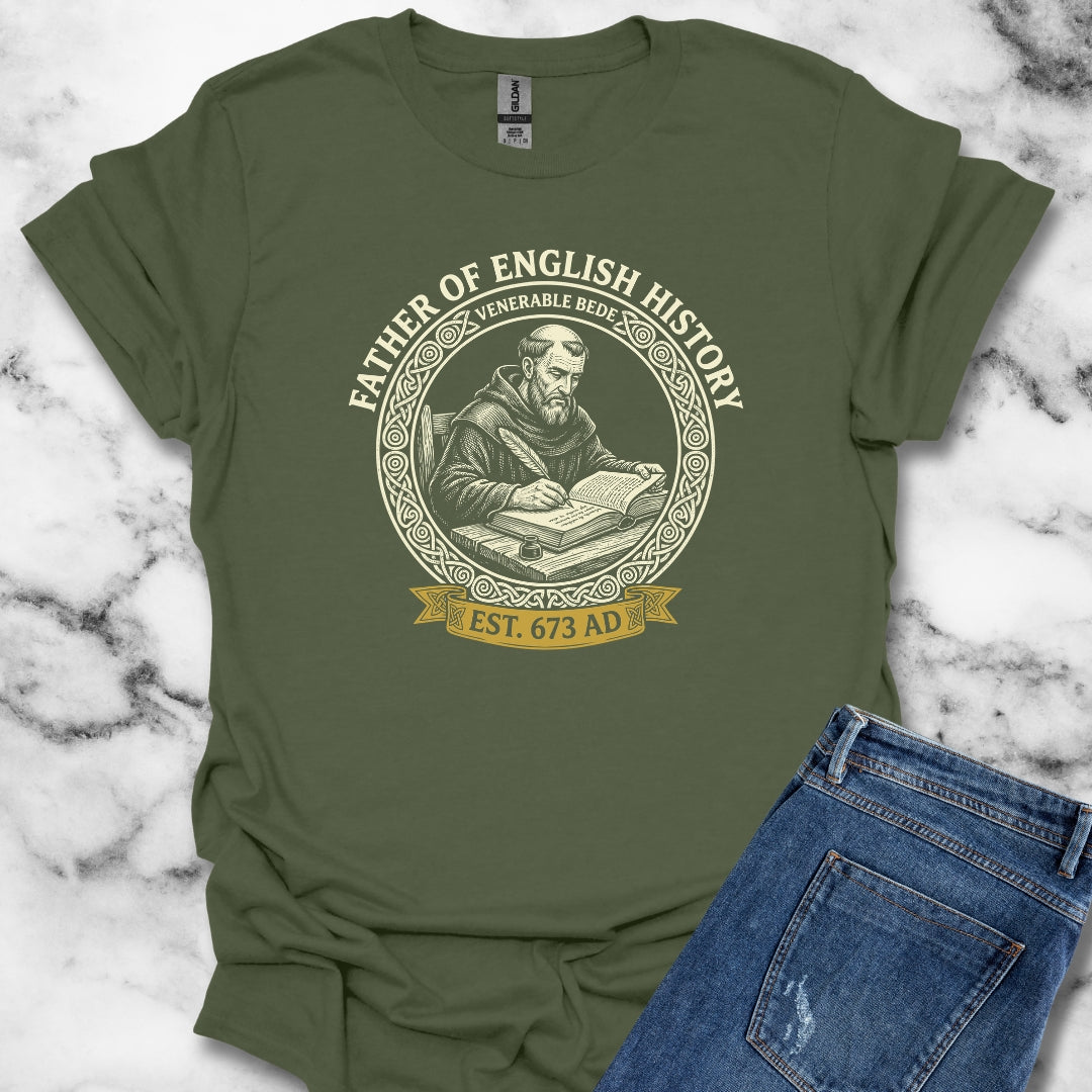 Venerable Bede Father of English History T-Shirt