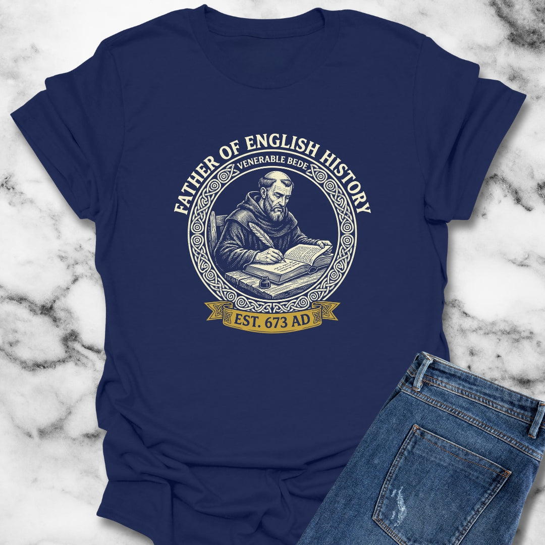 Venerable Bede Father of English History T-Shirt