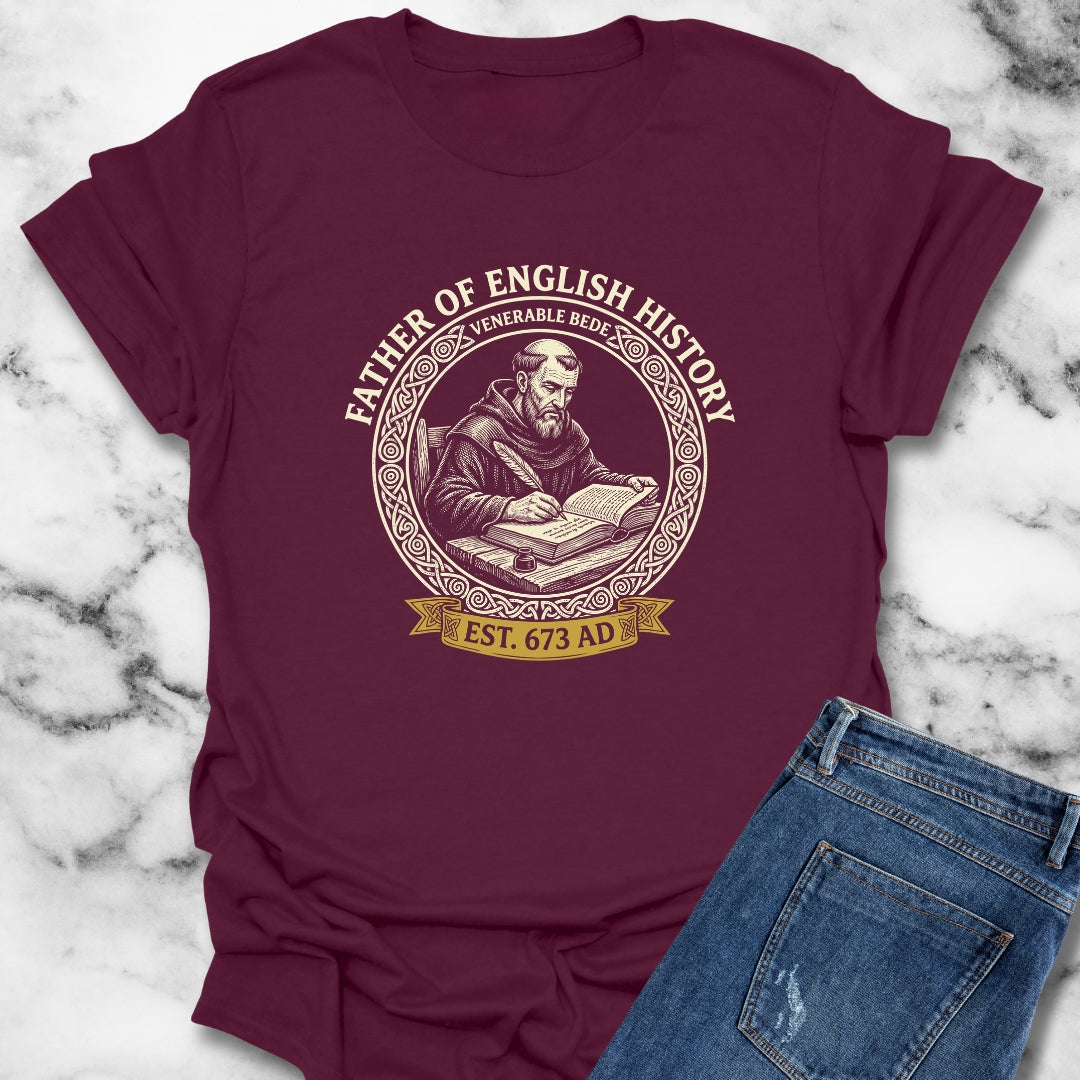 Venerable Bede Father of English History T-Shirt