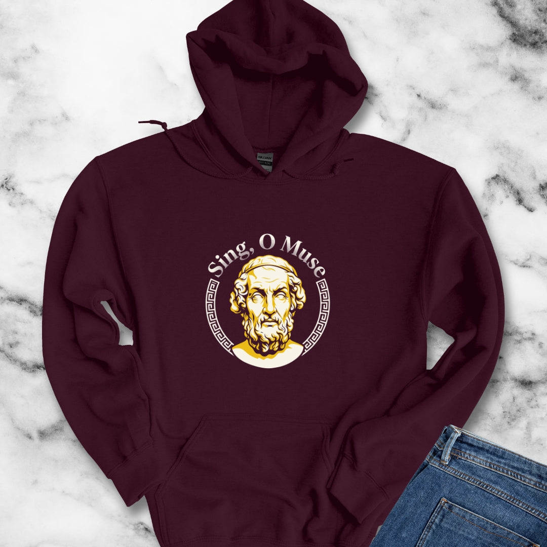 Sing O'Muse Homer Iliad Hoodie Sweatshirt