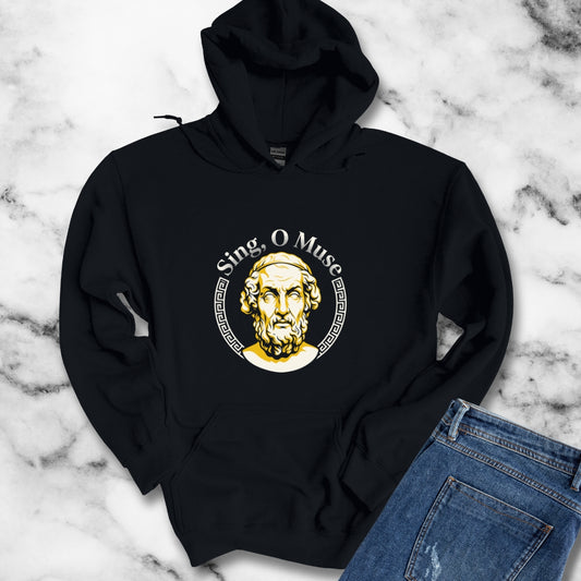 Sing O'Muse Homer Iliad Hoodie Sweatshirt