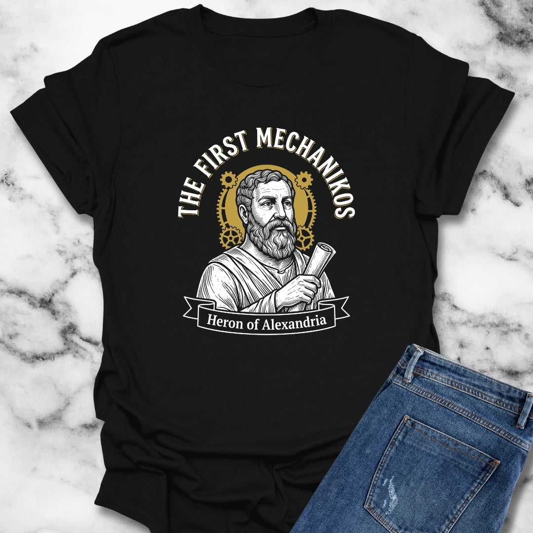Heron of Alexandria Mechanikos T-Shirt