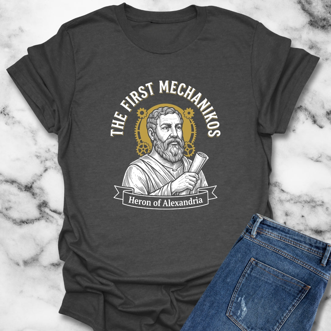 Heron of Alexandria Mechanikos T-Shirt