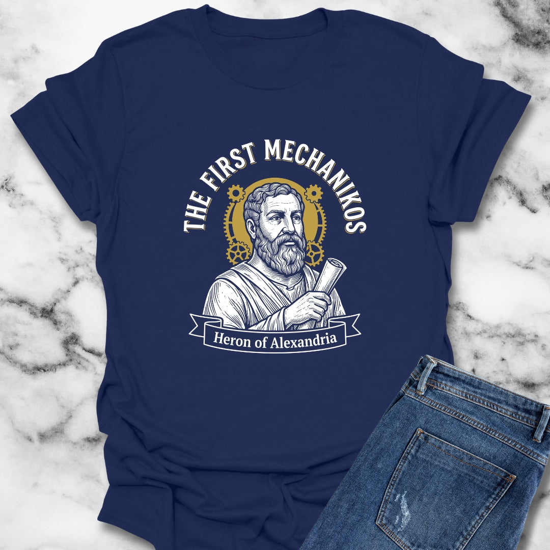 Heron of Alexandria Mechanikos T-Shirt