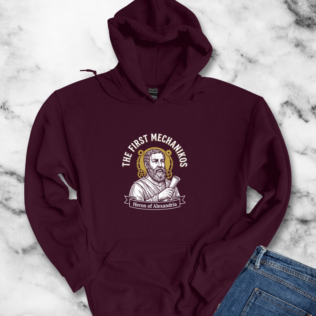 Heron of Alexandria Mechanikos Hoodie Sweatshirt