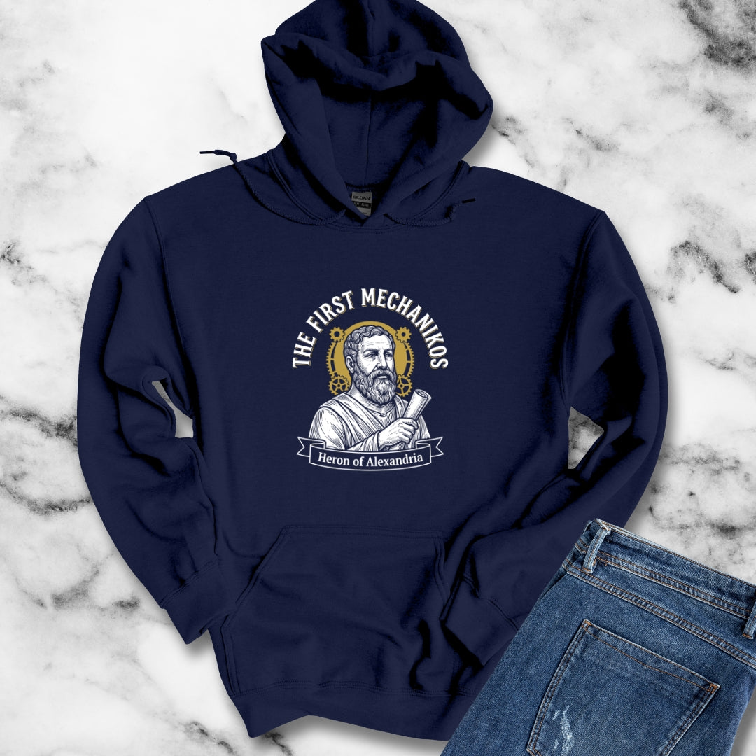 Heron of Alexandria Mechanikos Hoodie Sweatshirt
