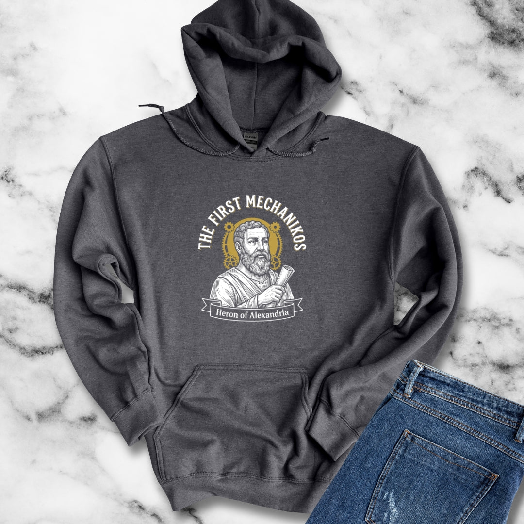 Heron of Alexandria Mechanikos Hoodie Sweatshirt