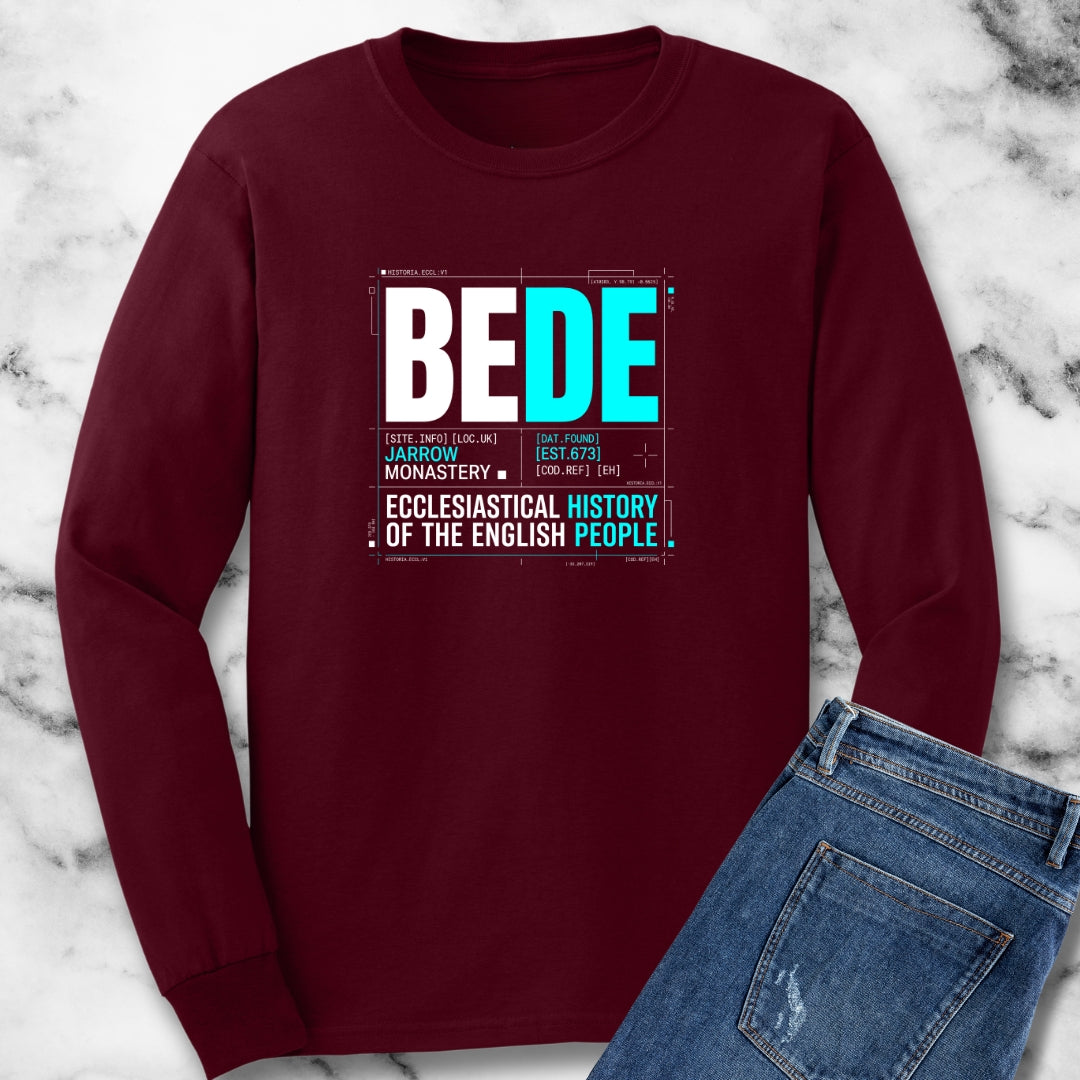 Venerable Bede History of the English People Long Sleeve Tee