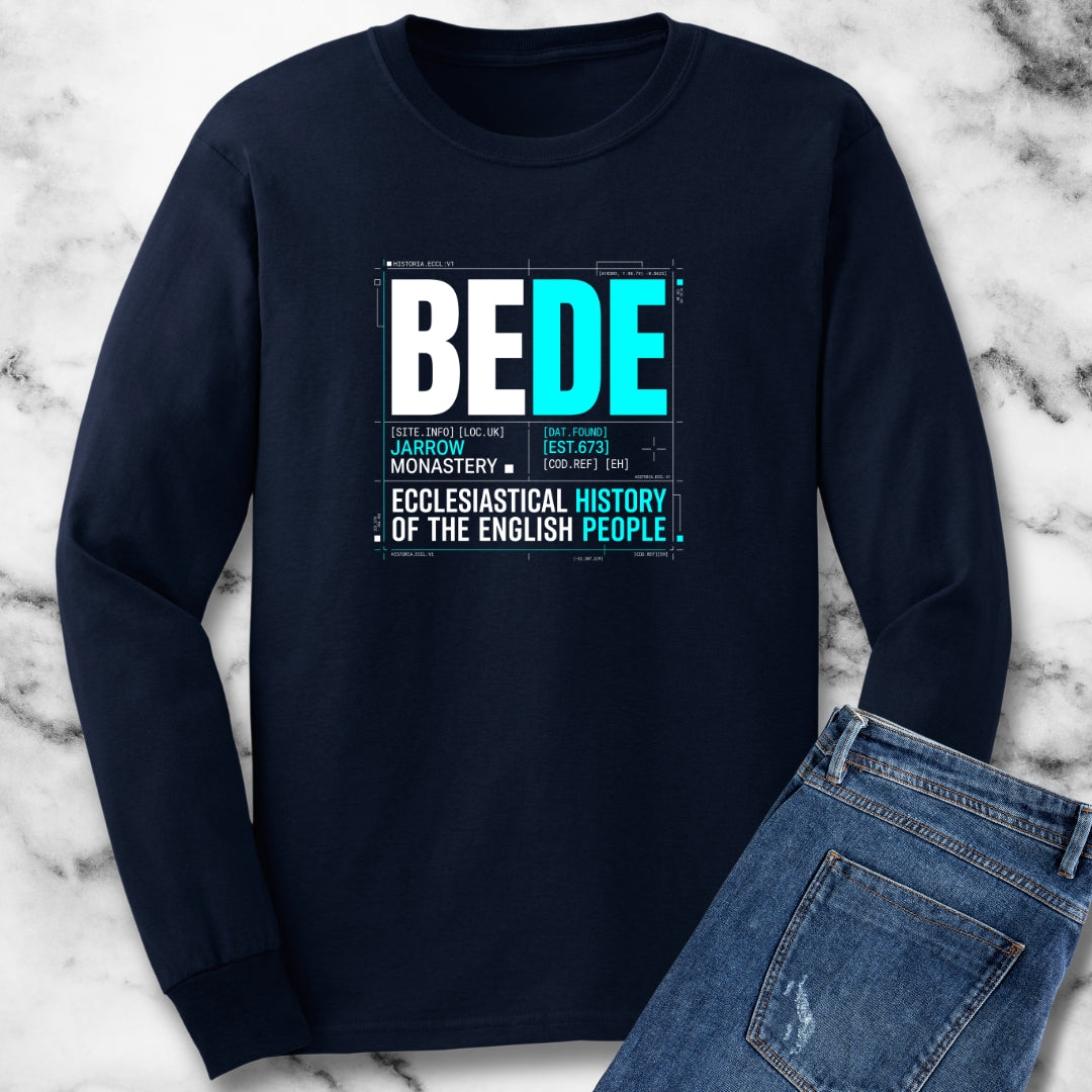 Venerable Bede History of the English People Long Sleeve Tee