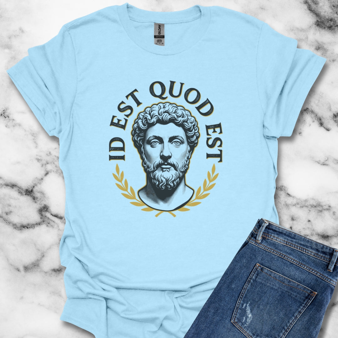 Aurelius It Is What It Is Latin Quote Unisex Lightweight T-Shirt