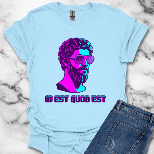 Vaporwave Aurelius It Is What It Is Latin Quote T-Shirt
