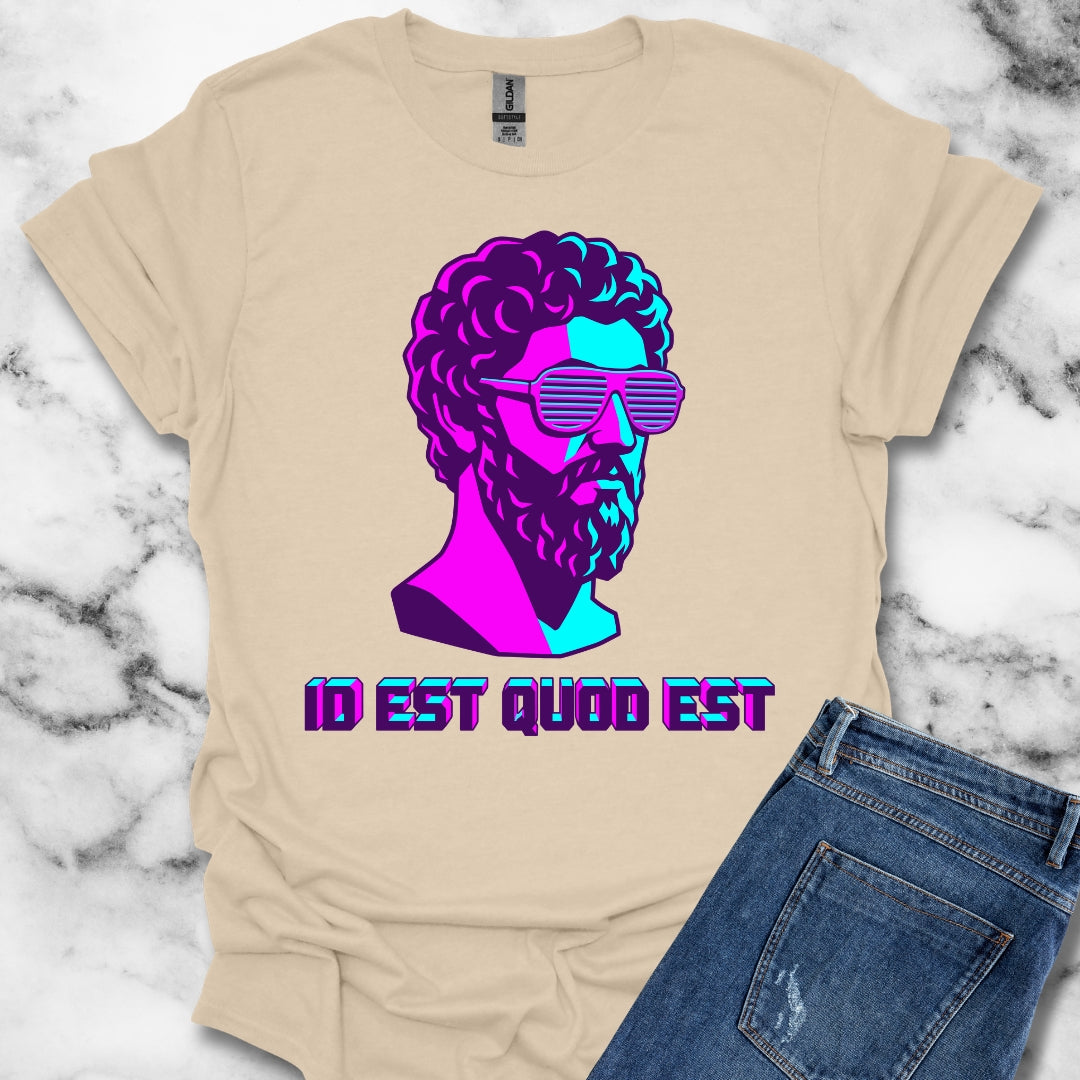 Vaporwave Aurelius It Is What It Is Latin Quote T-Shirt