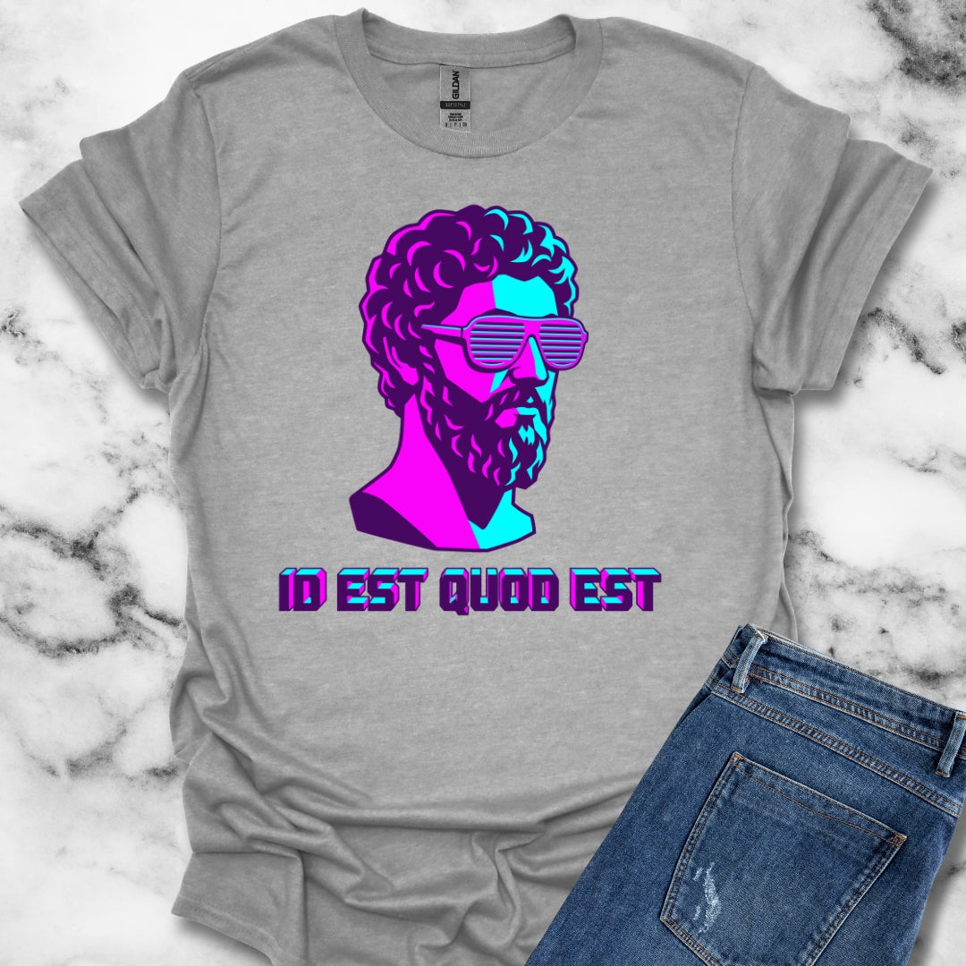 Vaporwave Aurelius It Is What It Is Latin Quote T-Shirt