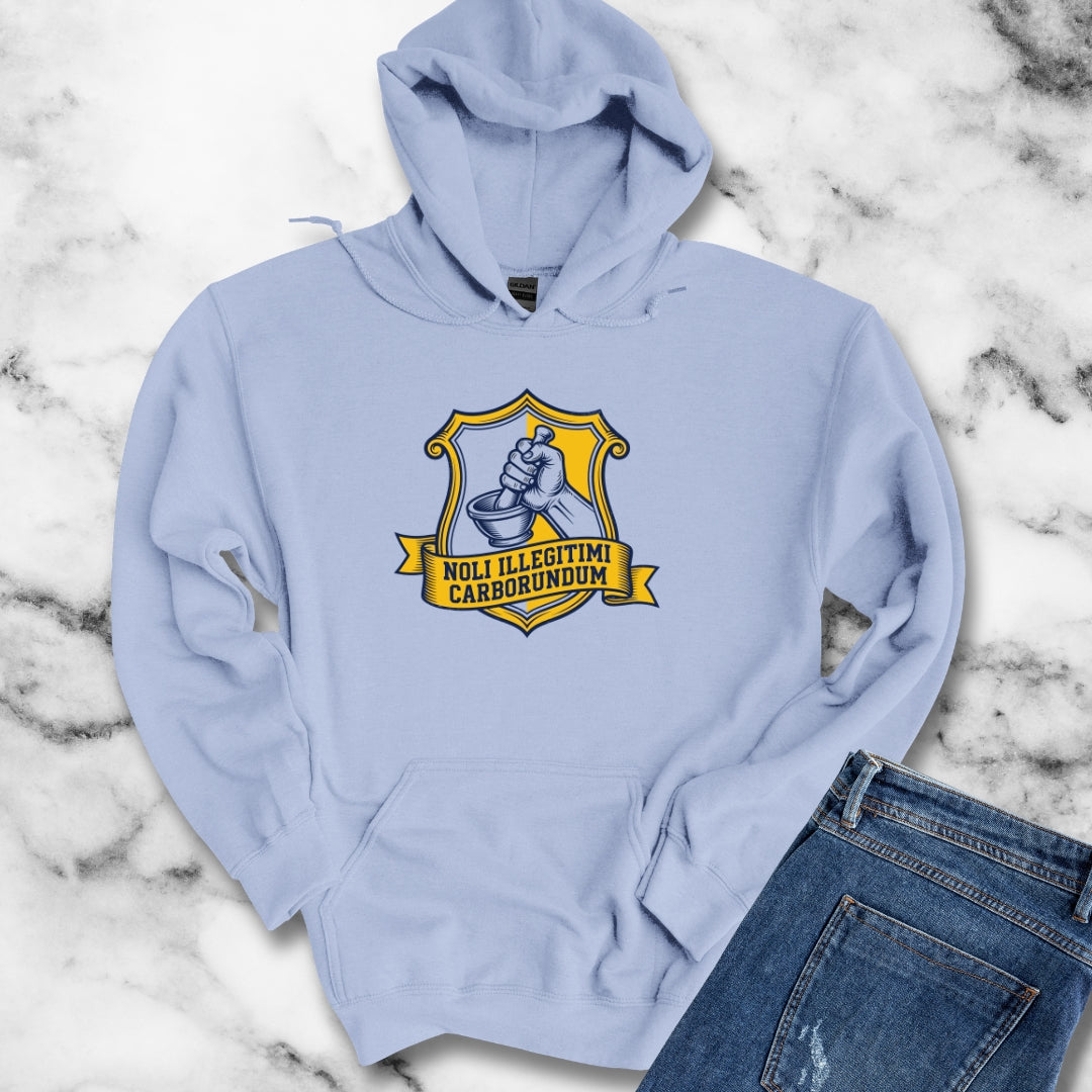 Don't Let the Bastards Grind You Down Latin Quote Hoodie Sweatshirt