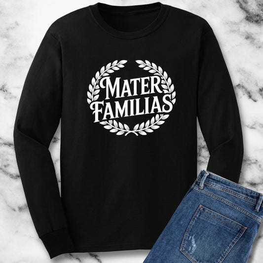 Mater Familias Mother Latin Long Sleeve Tee