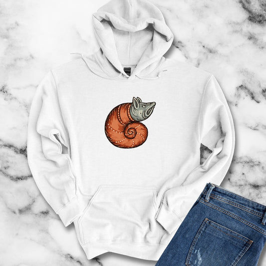 Snail Rat Hybrid Medieval Marginalia Hoodie Sweatshirt